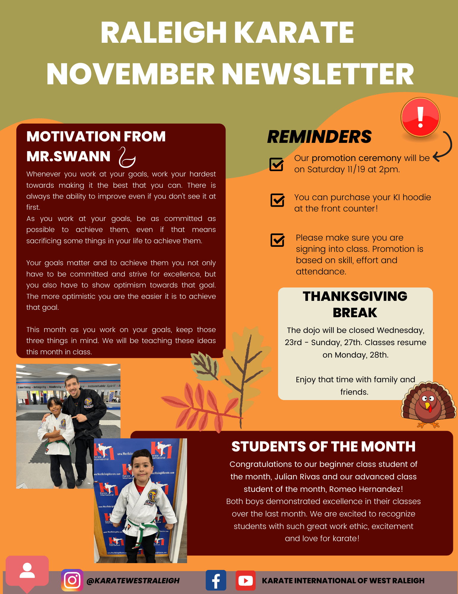 martial arts in raleigh, karate raleigh, dojo near me, north carolina